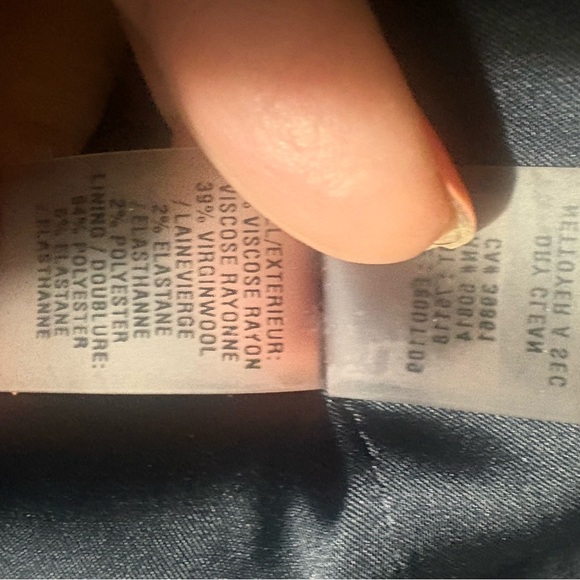 Elie Tahari Navy Wool Skirt Set - Picture 9 of 14